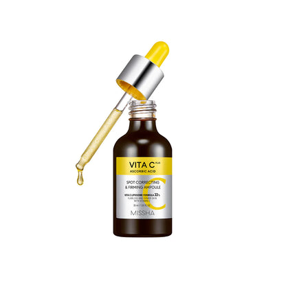 Αμπούλα προσώπου με βιταμίνη C Plus Spot Correcting Firming Ampoule Missha