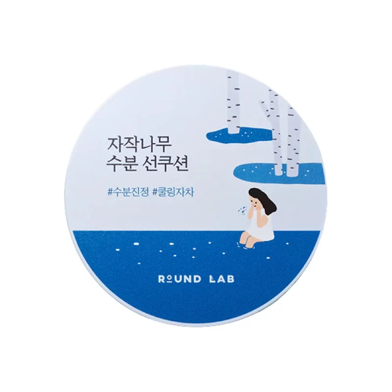 Sun protection for the face Round Lab Moisturizing Sun Cushion - Koreancare