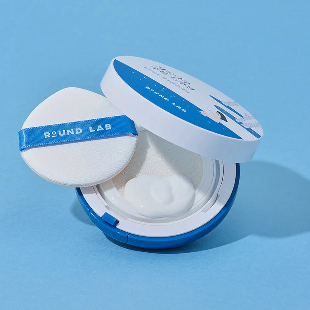 Sun protection for the face Round Lab Moisturizing Sun Cushion - Koreancare