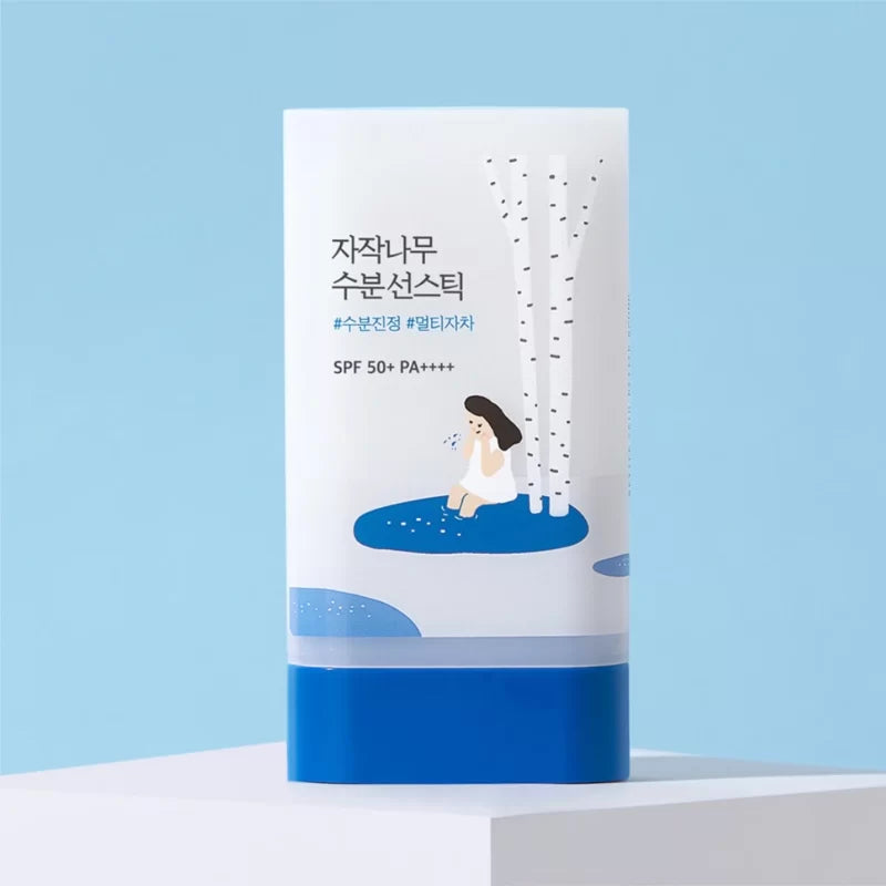 Round Lab Birch Juice Sun Stick SPF 50+ twist-up sunscreen stick front view