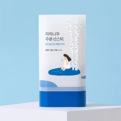 Round Lab Birch Juice Sun Stick SPF 50+ twist-up sunscreen stick front view