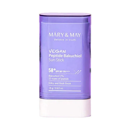 Mary&amp;May Vegan Peptide Bakuchiol Sun Stick SPF50+ PA++++ - Koreancare