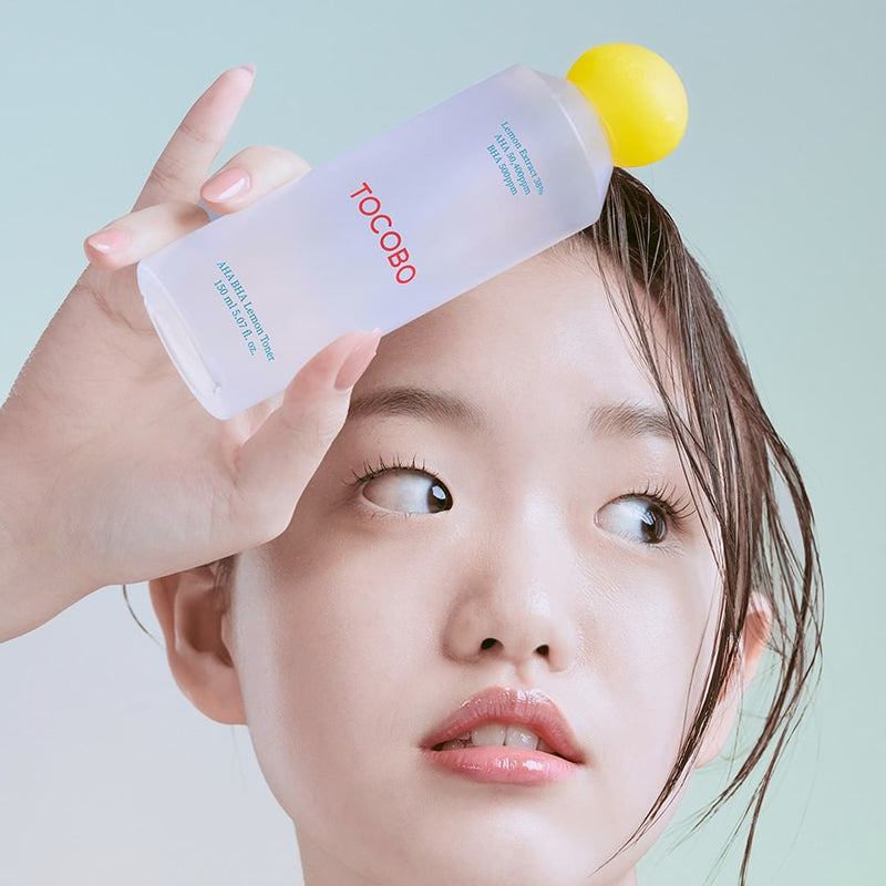 Exfoliating Toner with Lemon Tocobo AHA BHA Lemon Toner - Koreancare
