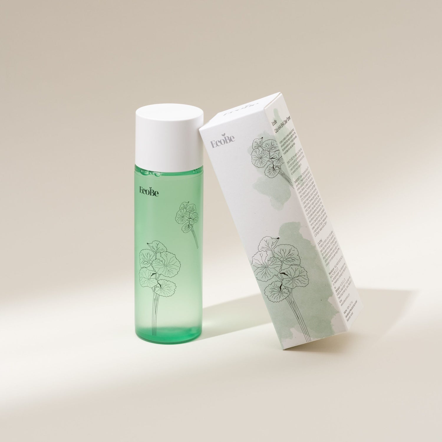EcoBe Facial Toner with Centella Cica AHA/BHA - Koreancare