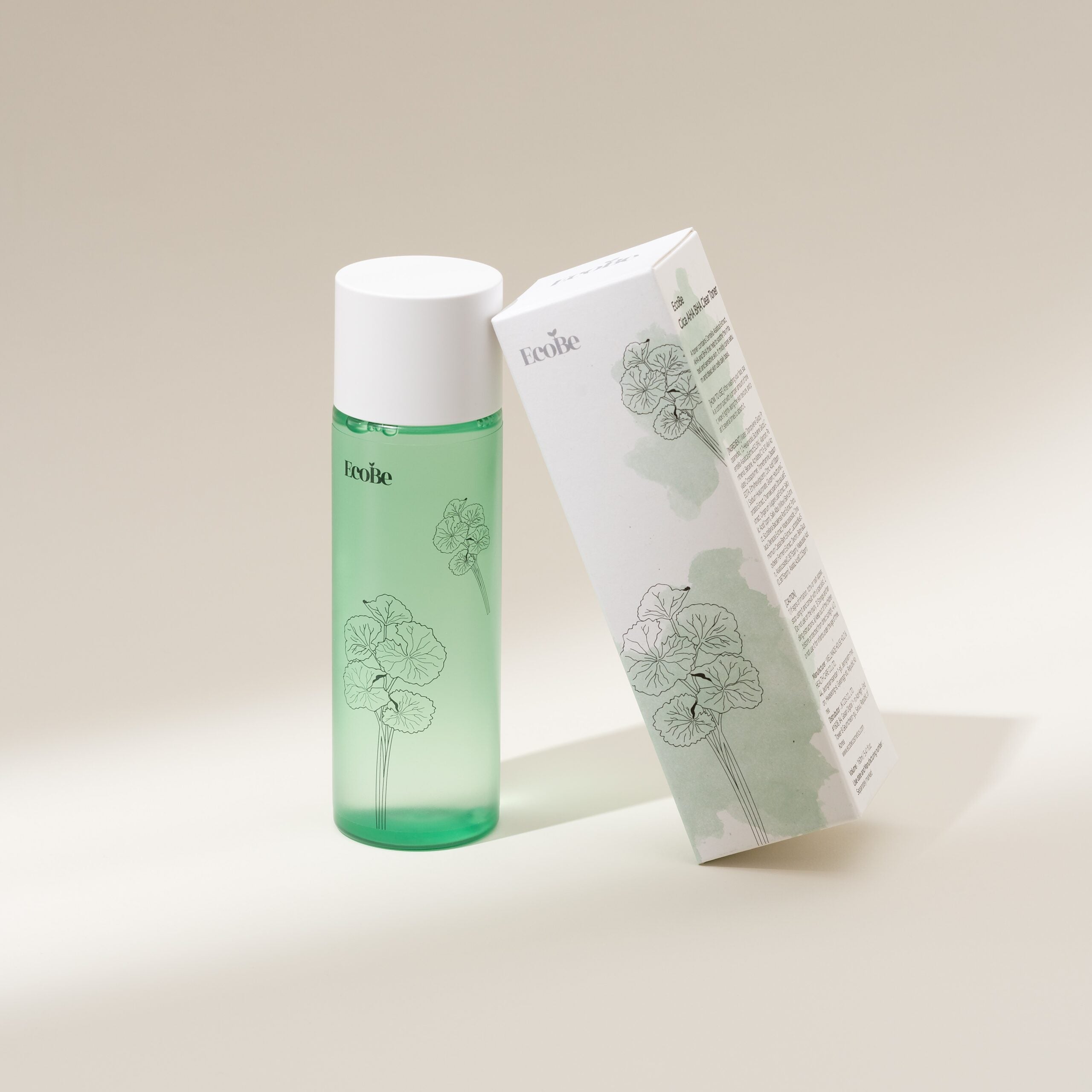 EcoBe Facial Toner with Centella Cica AHA/BHA - Koreancare