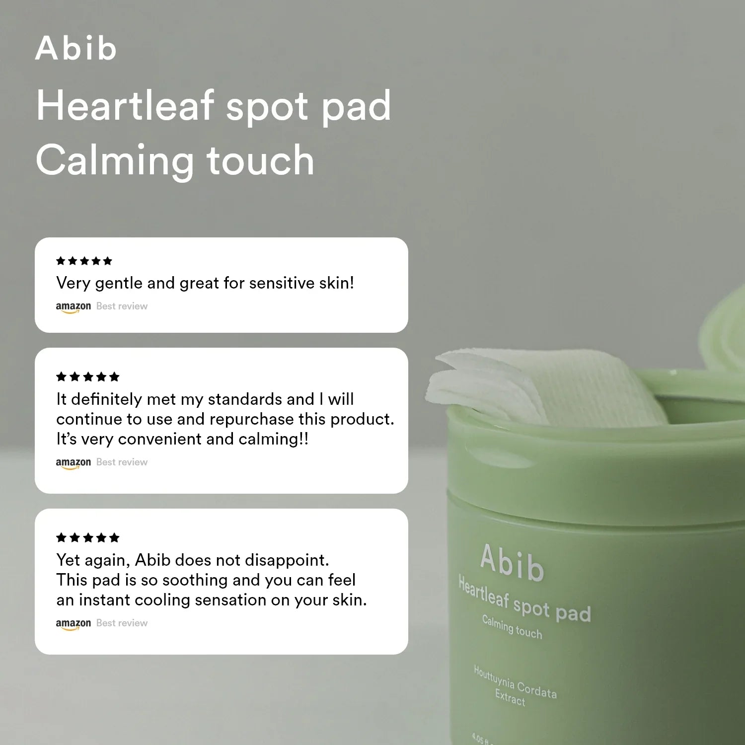 ABIB Heartleaf Spot Pad Calming Touch- 80 pcs - Koreancare