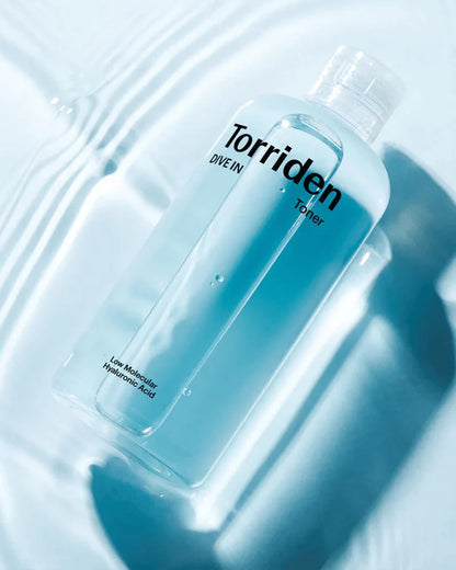 Facial toner with low molecular hyaluronic acid Torriden DIVE-IN Low Molecular Hyaluronic Acid Toner - Koreancare