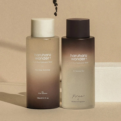 Facial toner with black rice - Haruharu Wonder 300ml - Koreancare