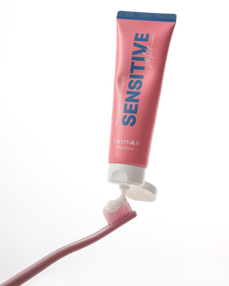Trimay Sensitive toothpaste tube and box together