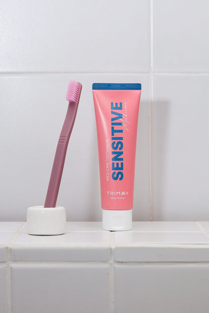 Trimay Sensitive Mild-Care Toothpaste lifestyle shot