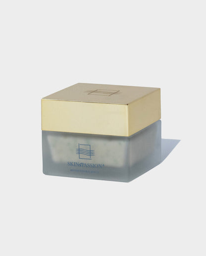 SKIN4PASSION micro-pearl face cream jar, front view