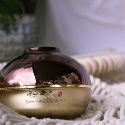 Soosul Whitening Sleeping Pack 120g night mask packaging detail